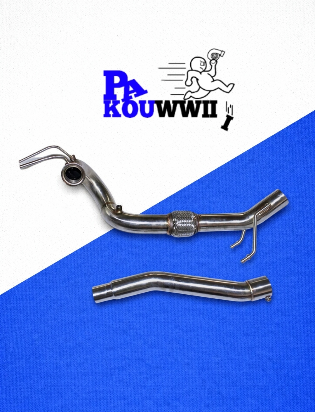 Downpipe  63.5mm  AUDI  SEAT SKODA VW 1.6L 2.0L TDI 105 110 140 170 CV