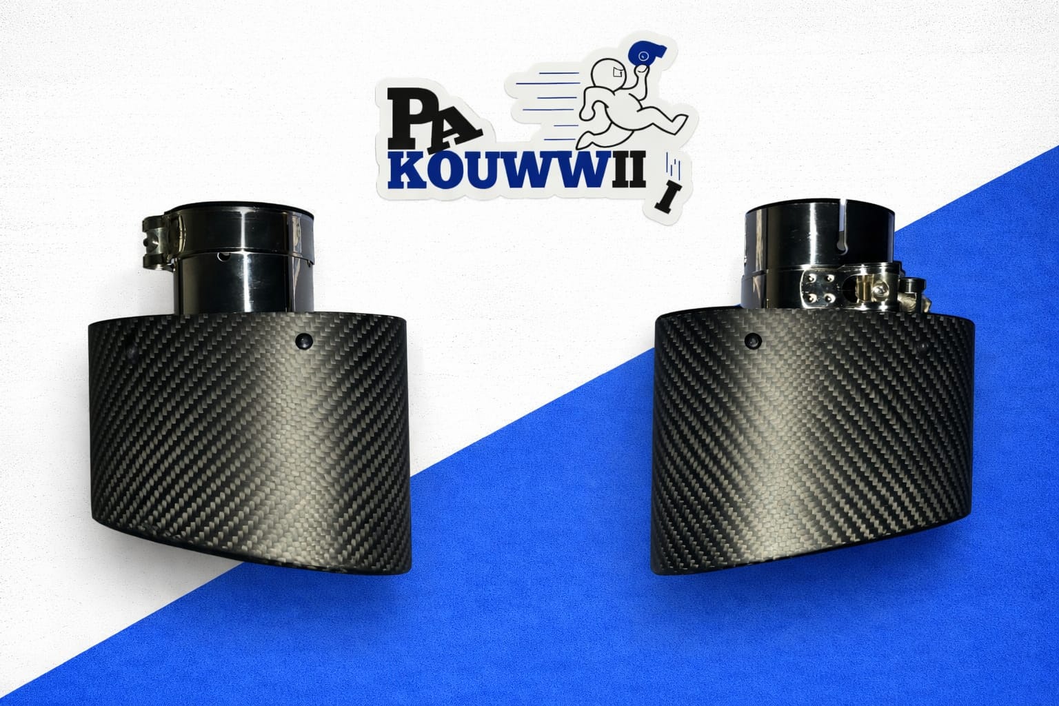 Embout d'échappement type cupra carbone