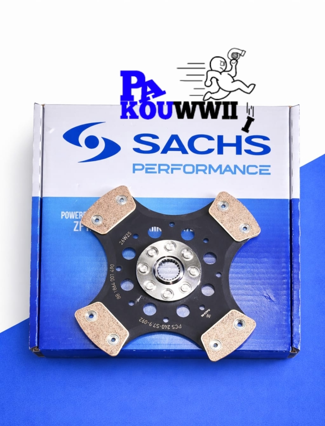 Disque d'embrayage 4 patins sachs racing 